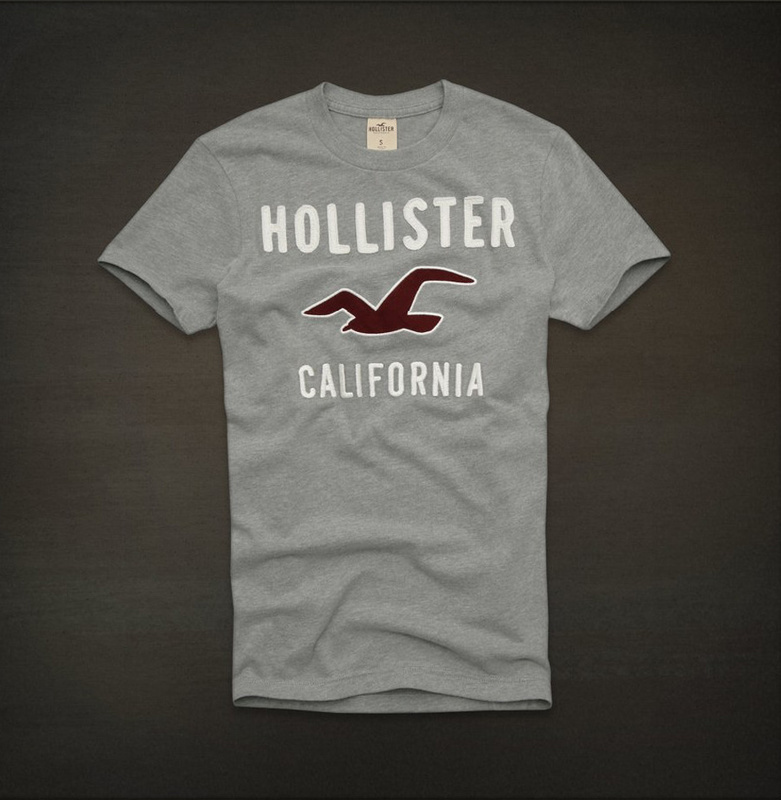 Hollister Hombres De Cuello Redondo Corto Remera HCO3982
